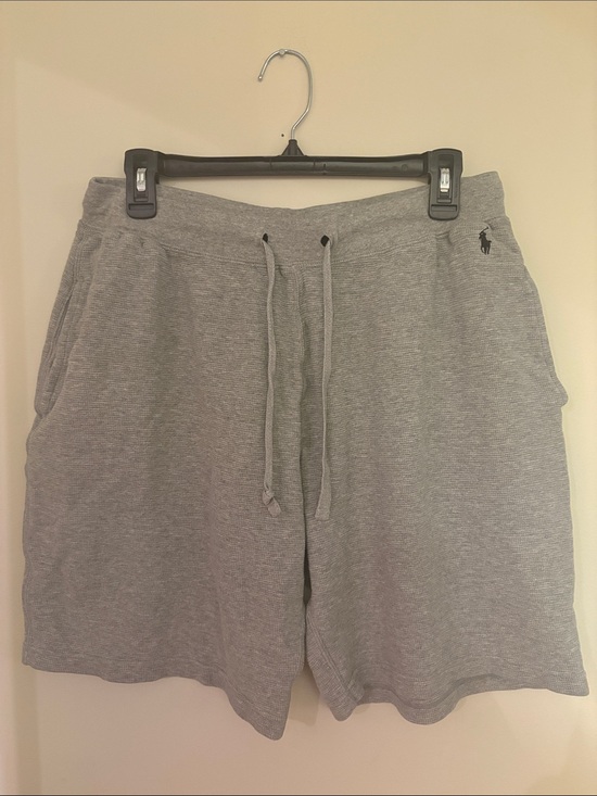Polo Ralph Lauren Other - Polo by Ralph Lauren Gray Drawstring Waffle Knit Sleep Shorts size L